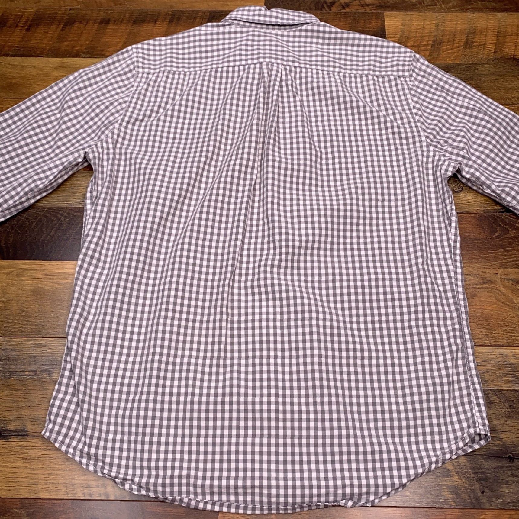 Levi's Levi's Shirt Adult Large Gray Front Pocket Check Button Up Mens Size US L / EU 52-54 / 3 - 3 Thumbnail