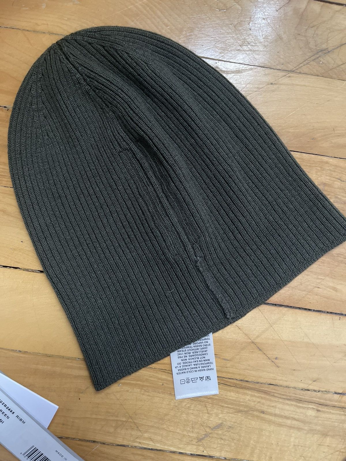 Rick Owens FW22 Strobe Light Wool Beanie Size ONE SIZE - 6 Thumbnail