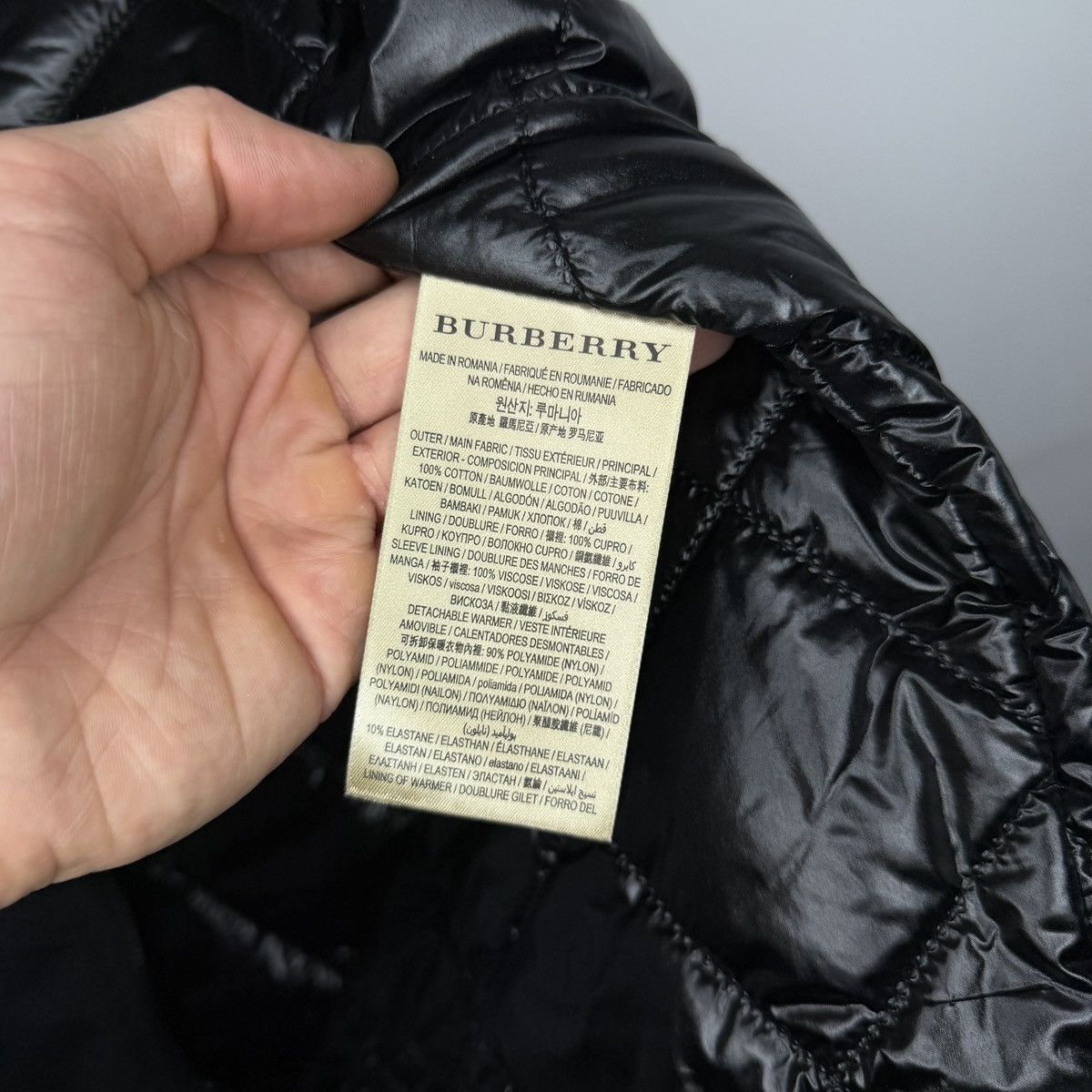 Burberry Mens Burberry Brit Black Vest rare Black Logo Size US L / EU 52-54 / 3 - 8 Thumbnail