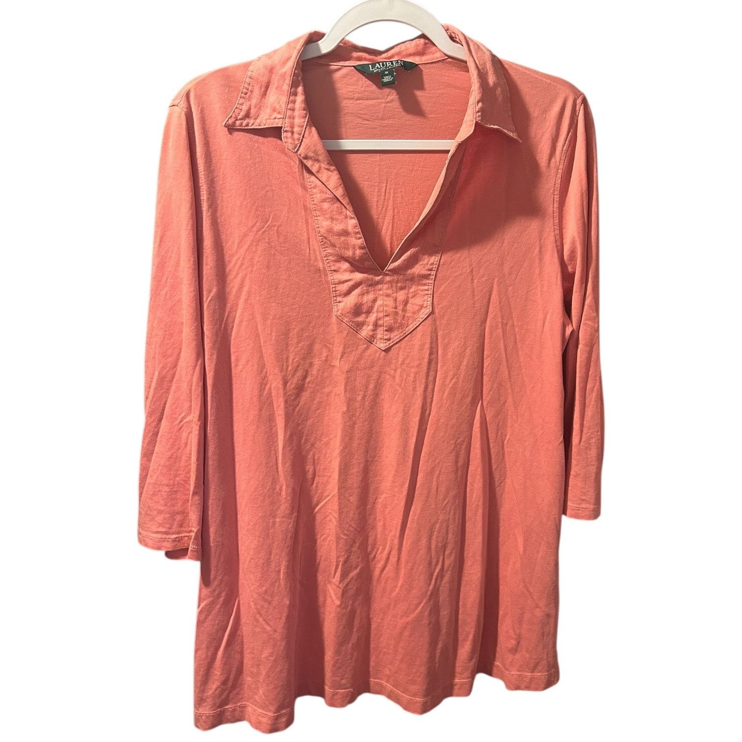 Lauren Ralph Lauren Lauren Ralph Lauren Pink long sleeve shirt 1X women’s Size XL / US 12-14 / IT 48-50 - 1 Thumbnail