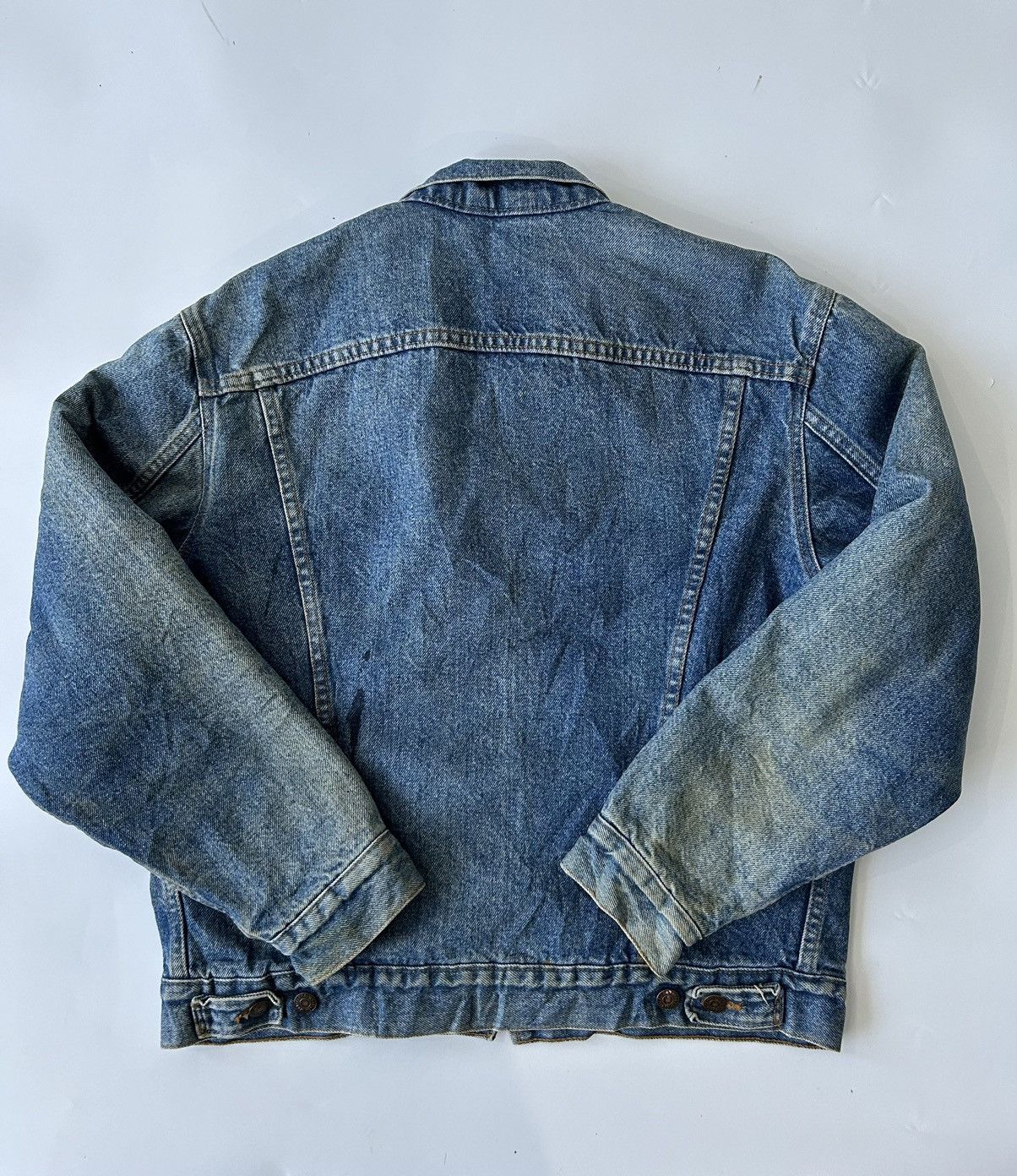 LVC × Levi's VINTAGE 90s LEVI’s BLANKET LINED DENIM TRUCKER JACKET Size US L / EU 52-54 / 3 - 12 Thumbnail