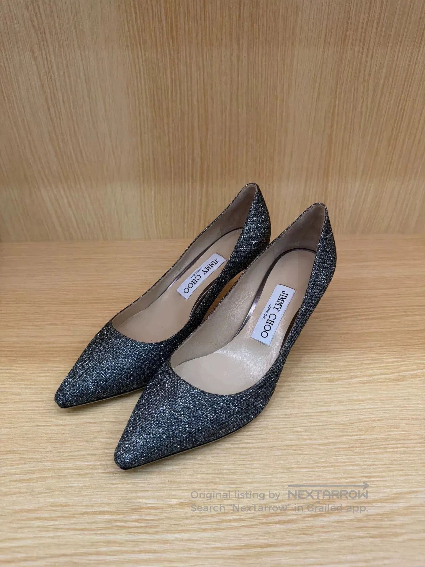 Jimmy Choo Jimmy Choo Sequin High Heels. Size US 6 / IT 36 - 1 Thumbnail