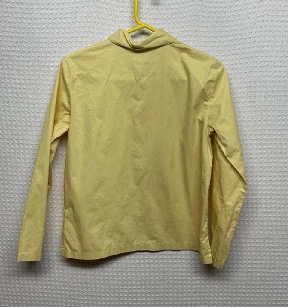 Eileen Fisher Eileen Fisher Yellow Cotton Button Up Blouse Shirt Women M Size M / US 6-8 / IT 42-44 - 8 Thumbnail