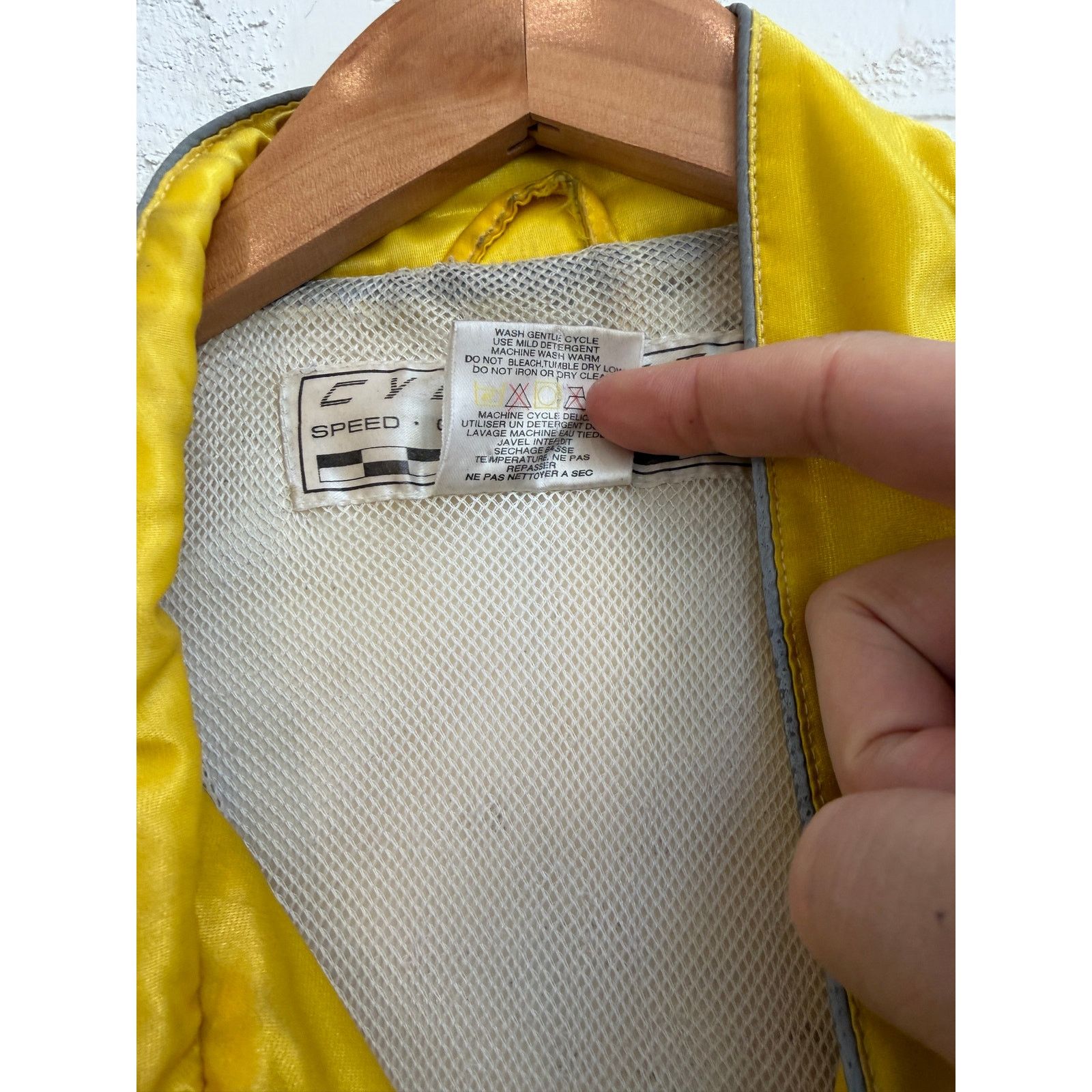 Vintage Vintage Cybertek Racing Reflective Yellow Jacket Size US L / EU 52-54 / 3 - 12 Thumbnail