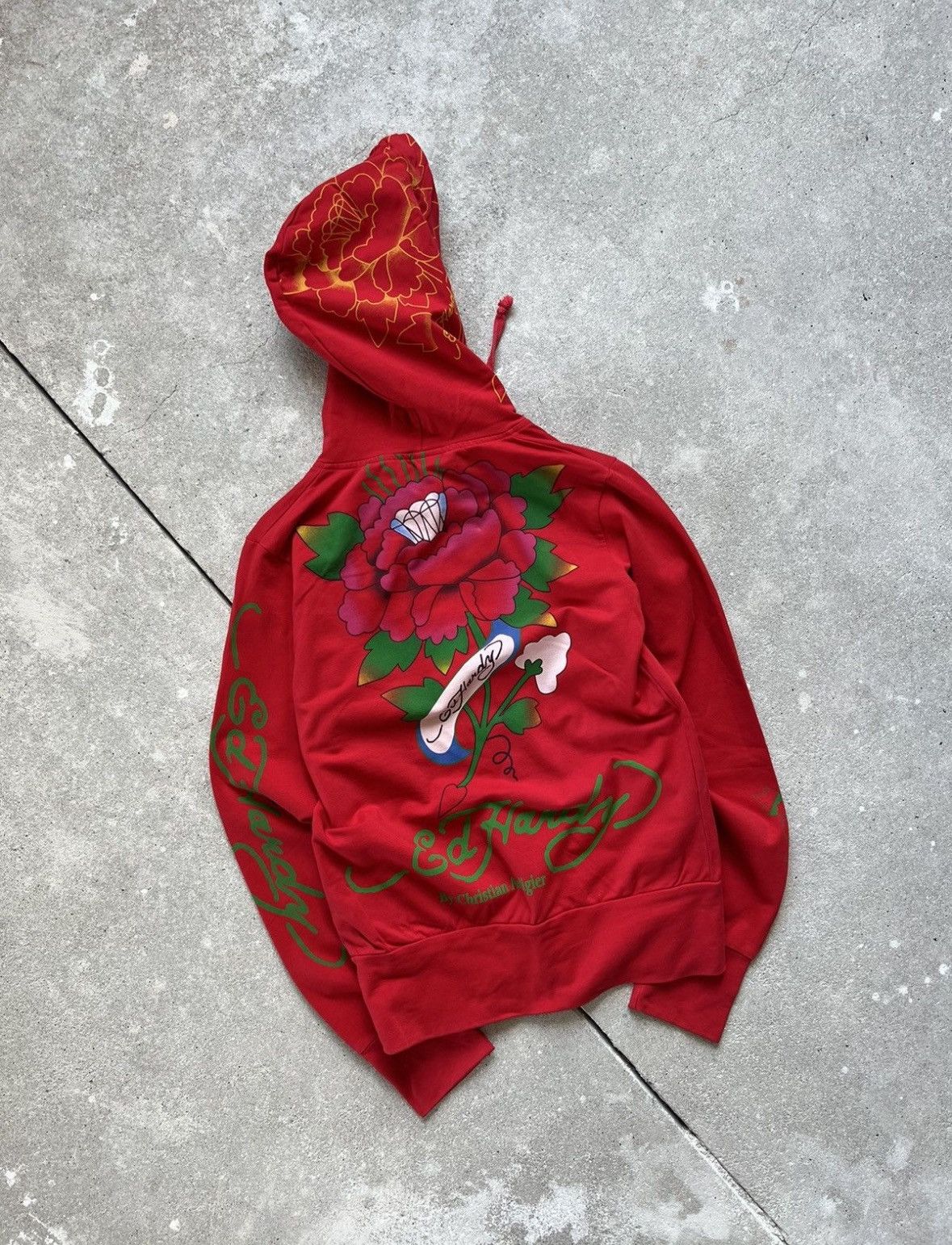 Ed Hardy Vintage Ed Hardy Hoodie Size US S / EU 44-46 / 1 - 1 Thumbnail