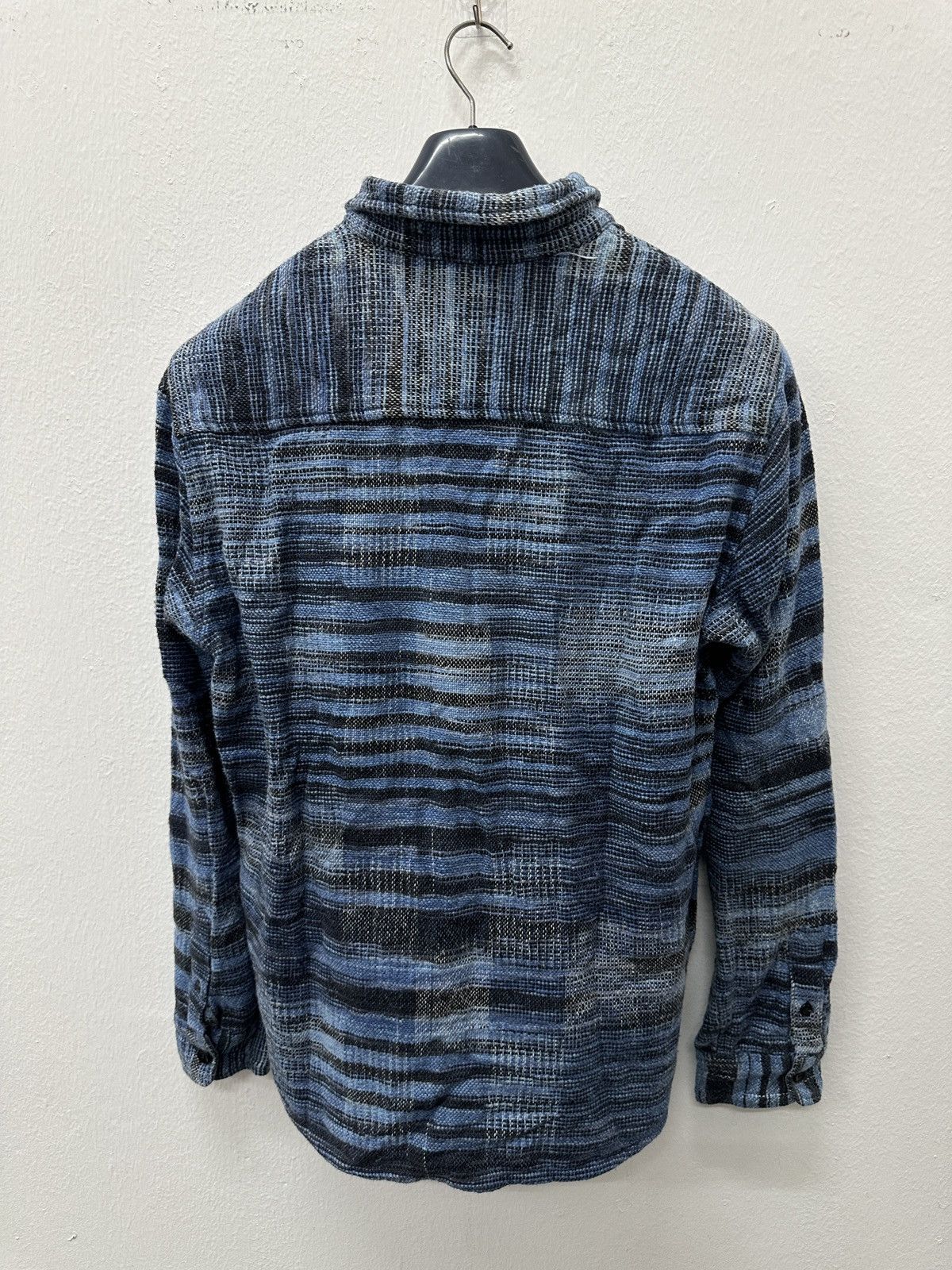 Kapital Sashiko Boro Chiang Mai Deluxe By Gaijin Made Indigo Shirt Size US M / EU 48-50 / 2 - 9 Thumbnail