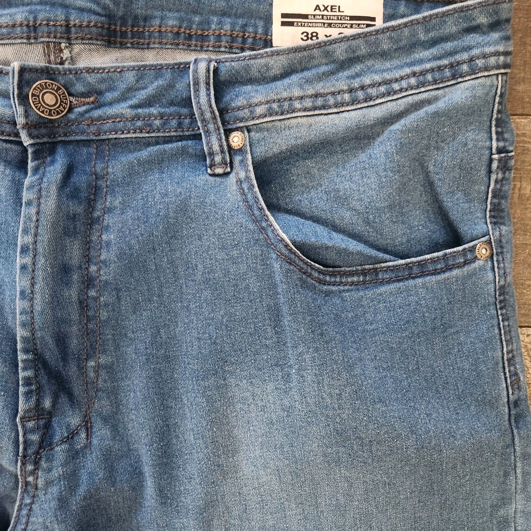 Buffalo David Bitton **Buffalo David Bitton Jeans Men's 38x32 Blue Slim Stretch Denim** User: **Slim Buffalo David Bitton Jeans Men's 38x32 Blue Stretch Denim** Size US 38 / EU 54 - 4 Thumbnail
