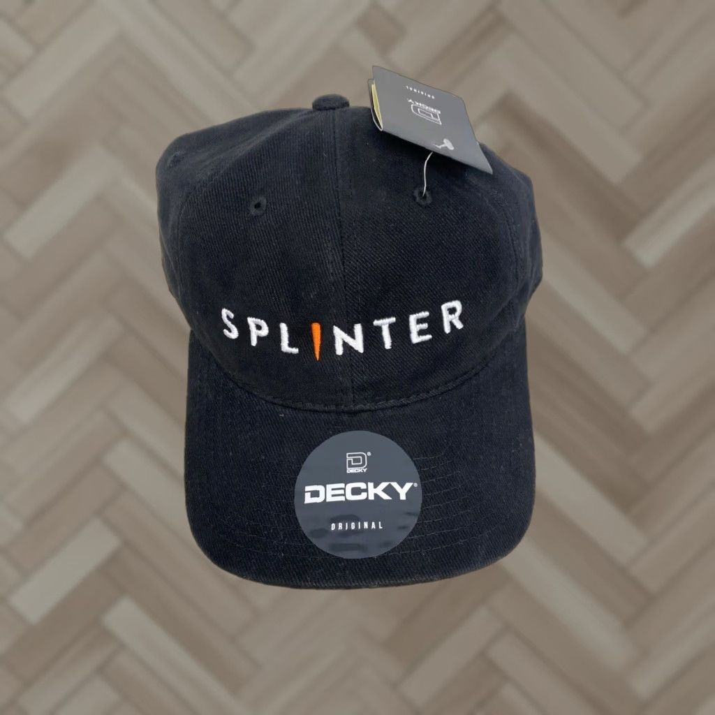 Vintage Decky Classic Strap Back Hat Cap Cap Curved Brim Black NWT /594 Size ONE SIZE - 1 Thumbnail
