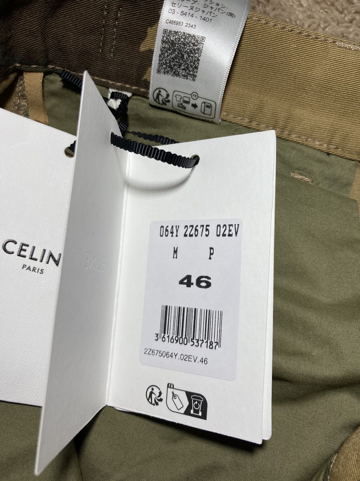 Celine New SS24 Celine Camo Cargo Bermuda Shorts 46 2024 Hedi Cut Size US 30 / EU 46 - 10 Thumbnail