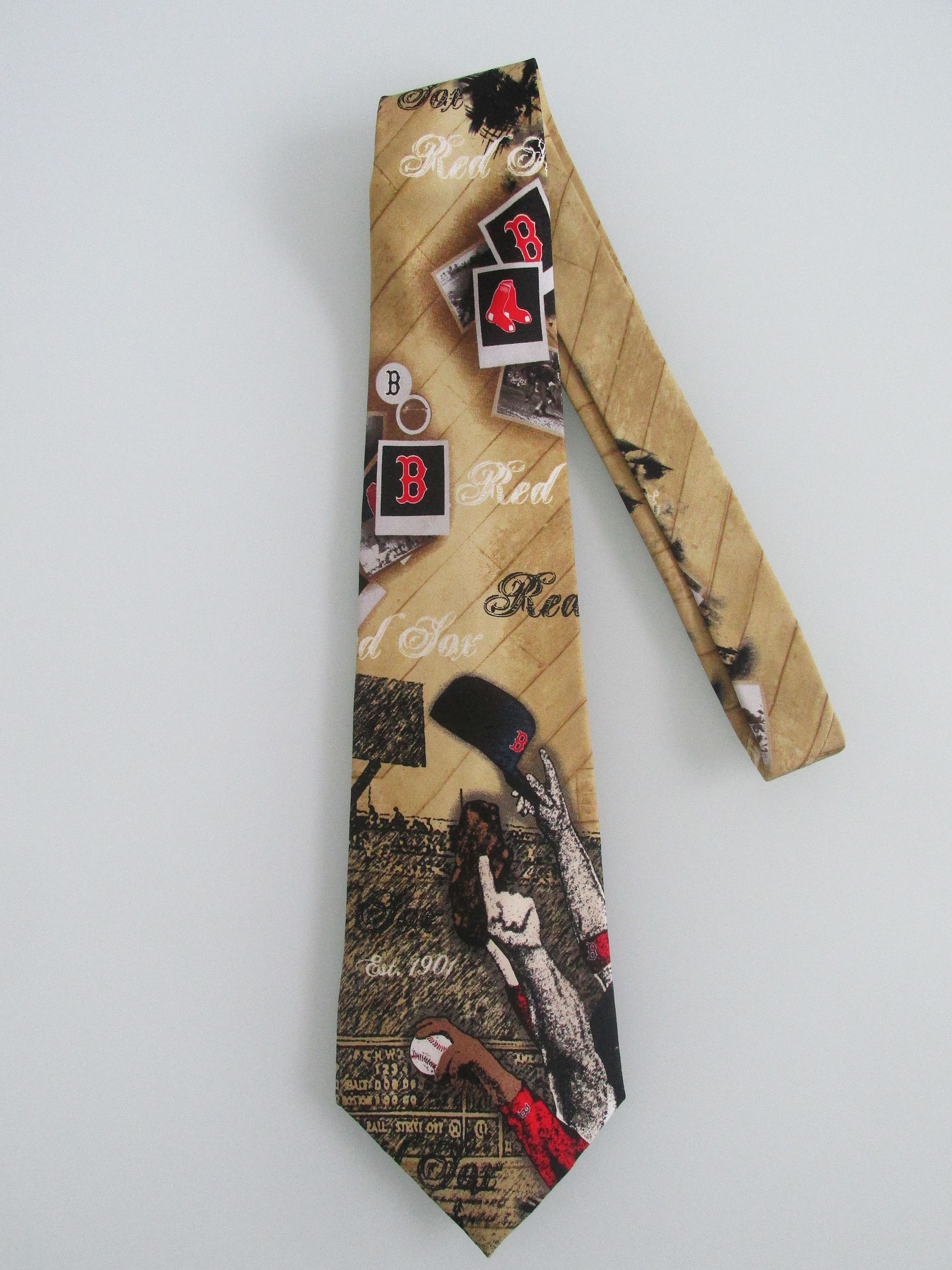 MLB Boston Red Sox MLB (NWOT) Men's Silk Tie Size ONE SIZE - 1 Thumbnail