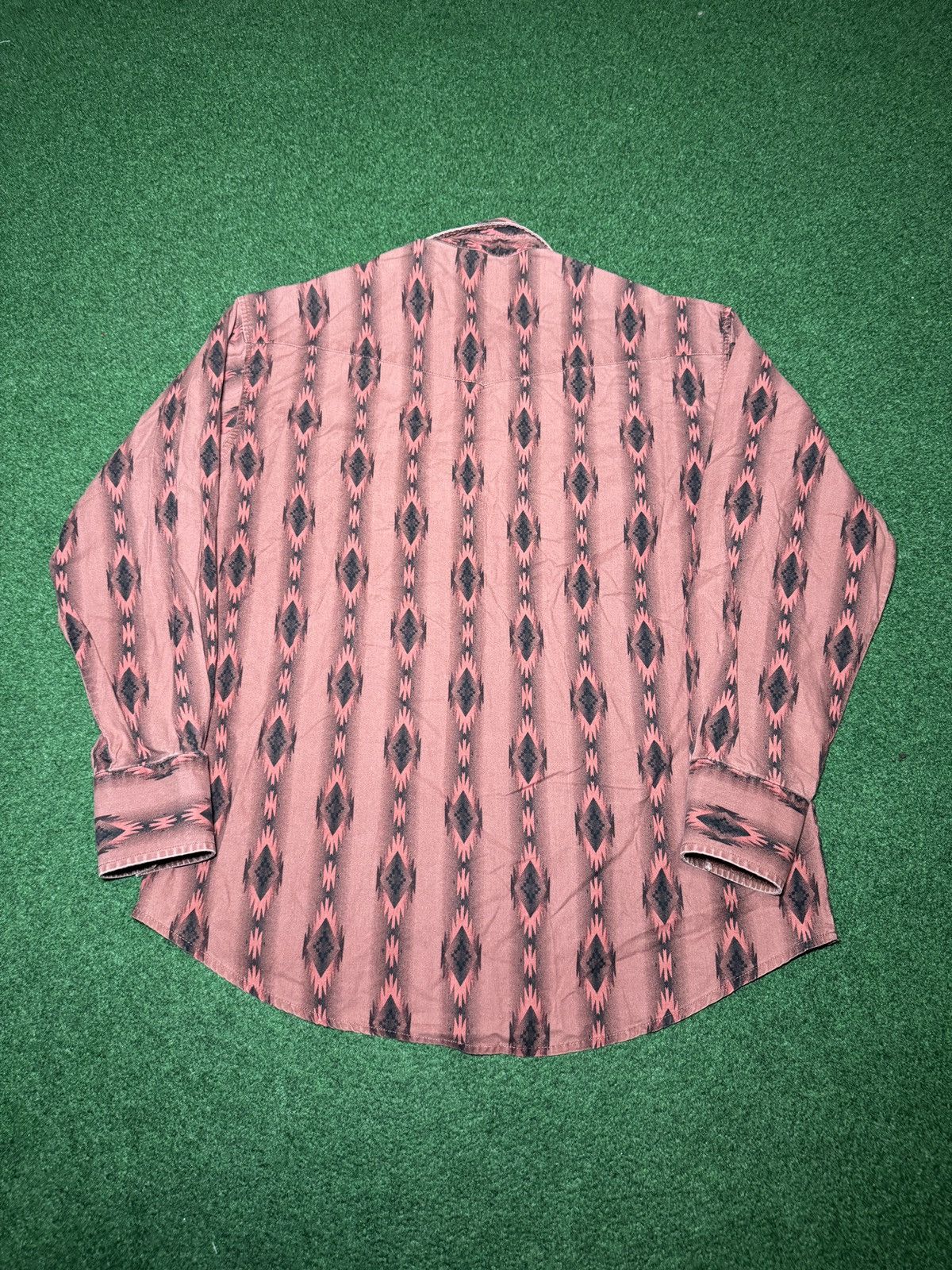 Wrangler Vintage 90s Wrangler Western Pearl Snap L Brushopper Shirt Size US L / EU 52-54 / 3 - 3 Thumbnail