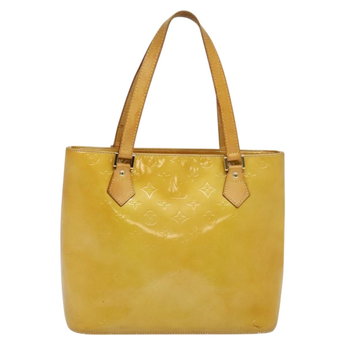 Louis Vuitton LOUIS VUITTON Monogram Vernis Houston Hand Bag Beige M91004 Size ONE SIZE - 13 Thumbnail