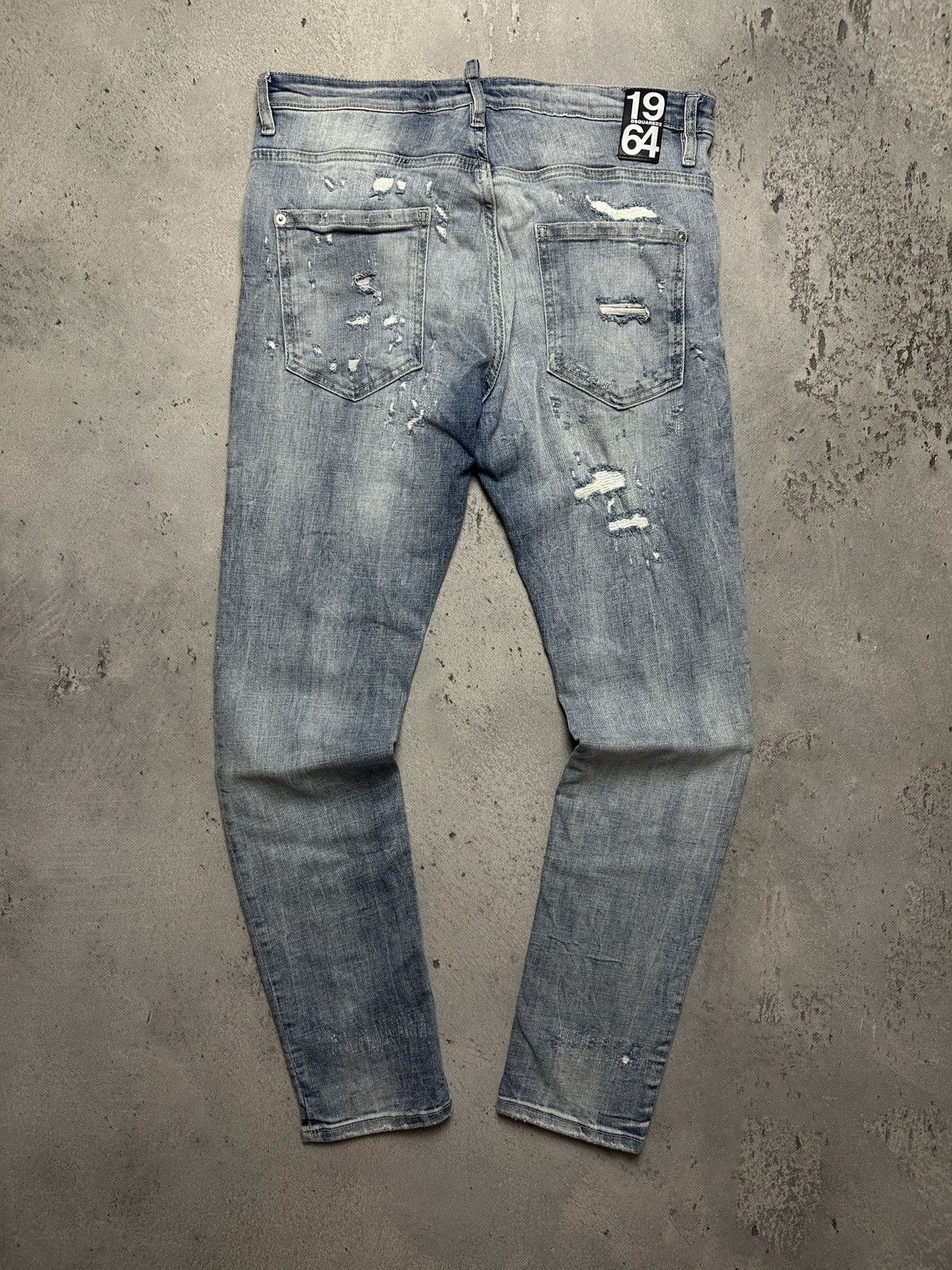 Dsquared2 Dsquared2 1964 Distressed Skater Jeans Luxury Pants y2k 00s Size US 32 / EU 48 - 2 Thumbnail