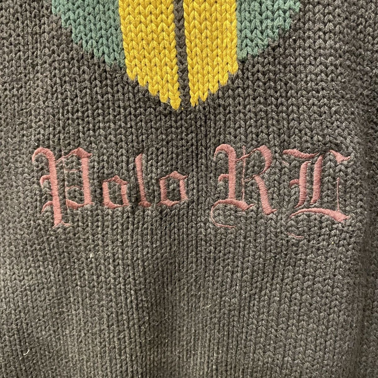 Ralph Lauren Vintage Polo Ralph Lauren Shield Crest Knit Sweater💥 Size US L / EU 52-54 / 3 - 11 Thumbnail