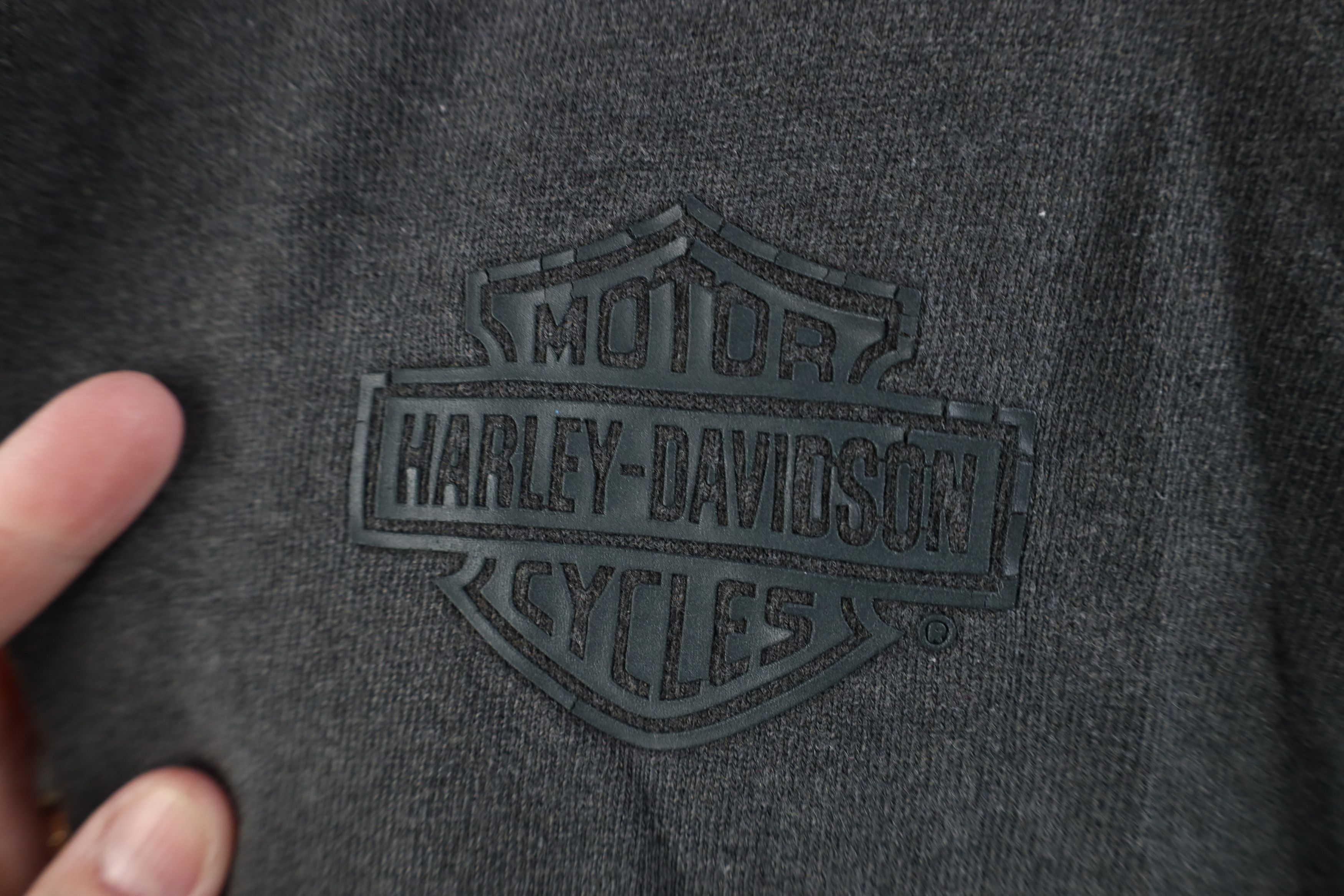Harley Davidson Vintage 90s Harley Davidson Heavy Knit Long Sleeve T-Shirt Size US L / EU 52-54 / 3 - 6 Thumbnail