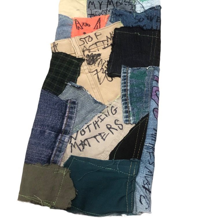 Asspizza Ass Pizza Patchwork Jeans Size US 30 / EU 46 - 11 Thumbnail