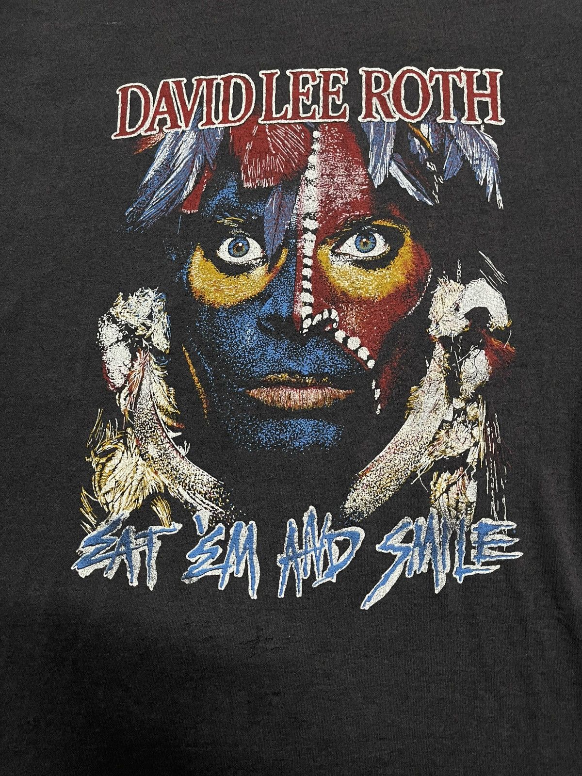 Band Tees Vintage David Lee Roth Shirt Size US XL / EU 56 / 4 - 5 Thumbnail