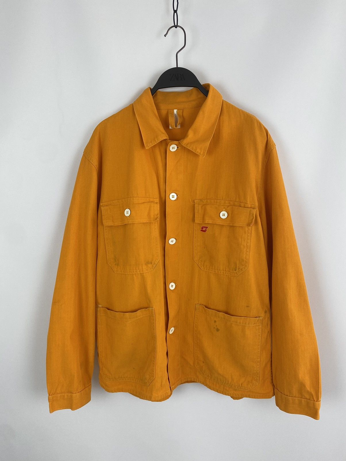 Vintage 1990’s Vintage Railway HBT Sanfor Work Chore Jacket Size US M / EU 48-50 / 2 - 1 Thumbnail