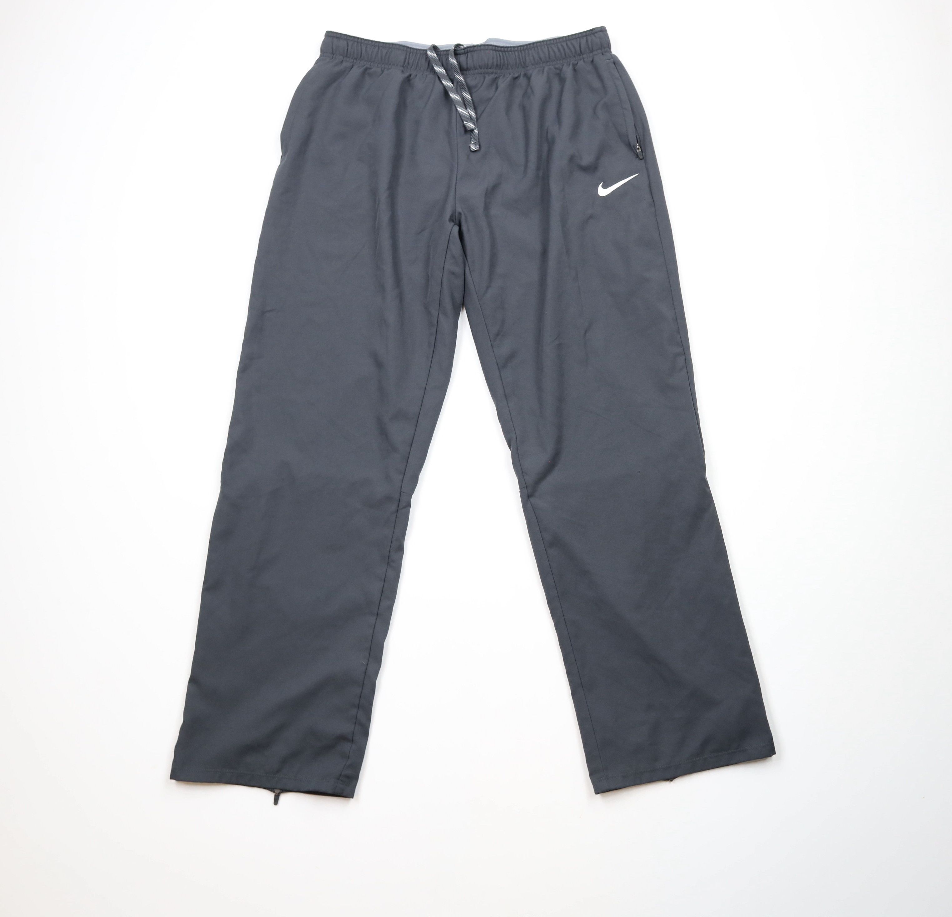Nike × Vintage Vintage Nike Scott Mini Swoosh Lined Zip Cuff Wide Leg Pants Size US 36 / EU 52 - 1 Thumbnail