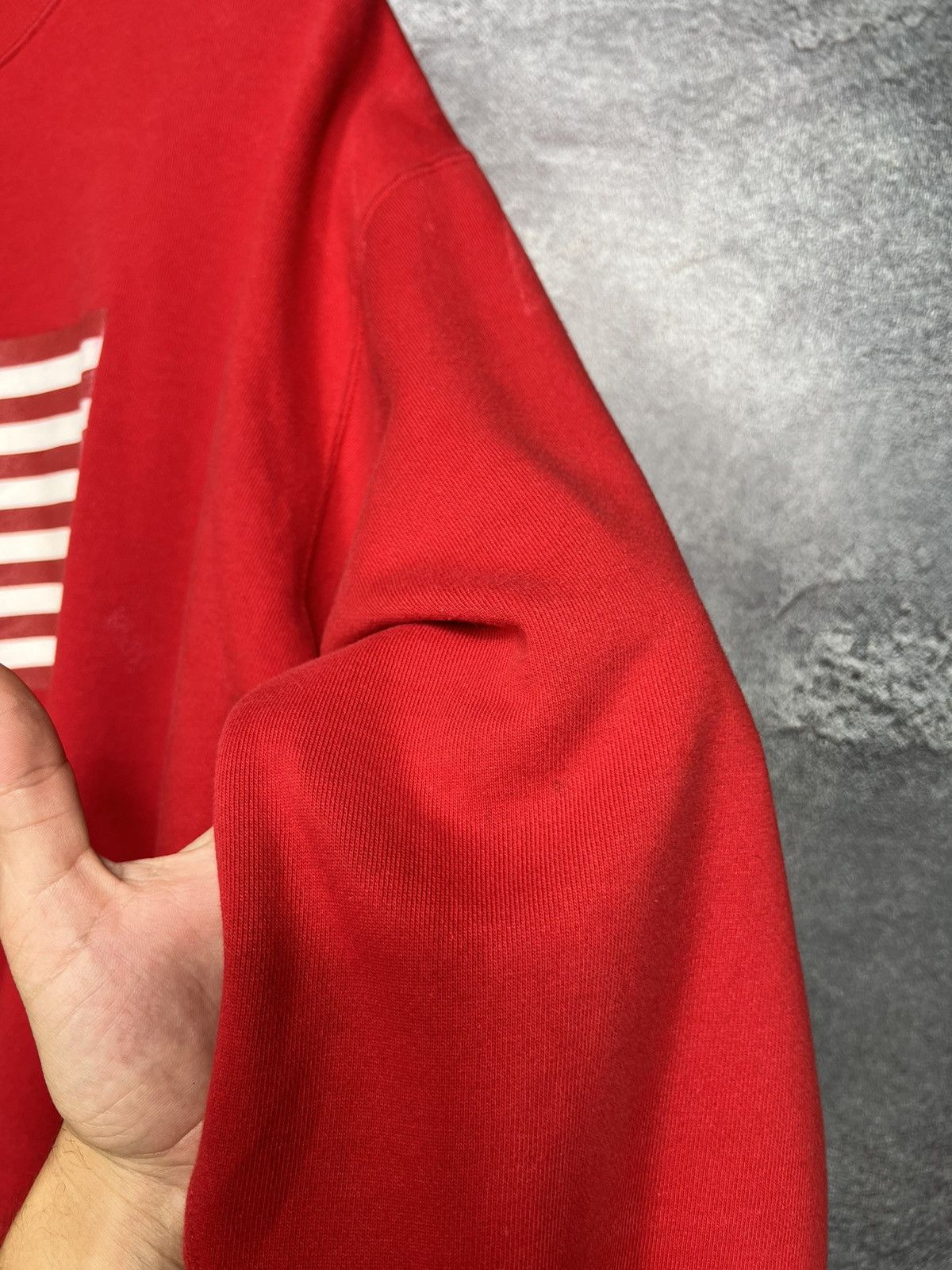 Polo Ralph Lauren Vintage Polo Ralph Lauren Sport USA Flag Logo Sweatshirt Size US M / EU 48-50 / 2 - 10 Thumbnail