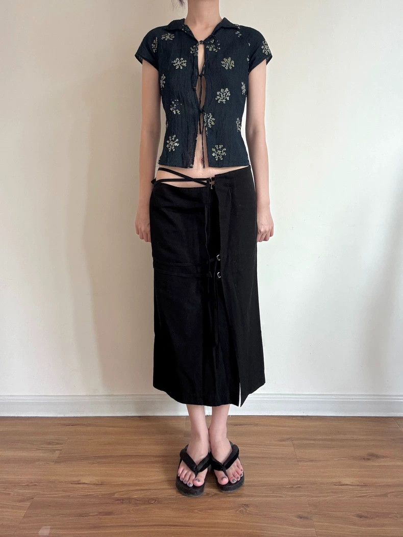Y's Y's Strap Skirt Size 25" / US 0 / IT 36 - 4 Thumbnail
