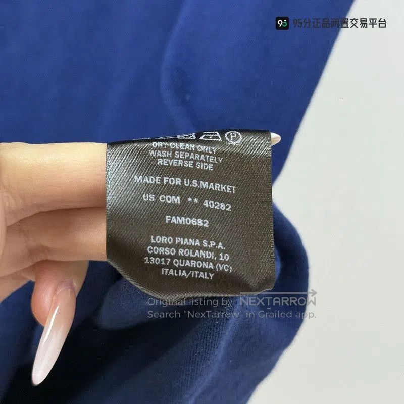 Loro Piana Loro Piana Blue Casual Loose Round. Size US M / EU 48-50 / 2 - 3 Thumbnail