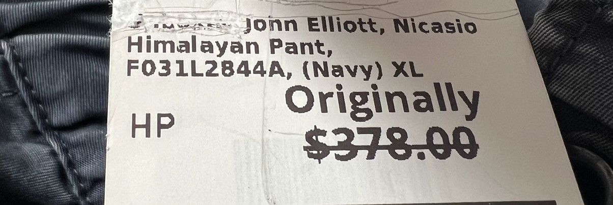 John Elliott John Elliott Nicasio Himalayan Pants 4 l XL Size US 35 - 6 Thumbnail