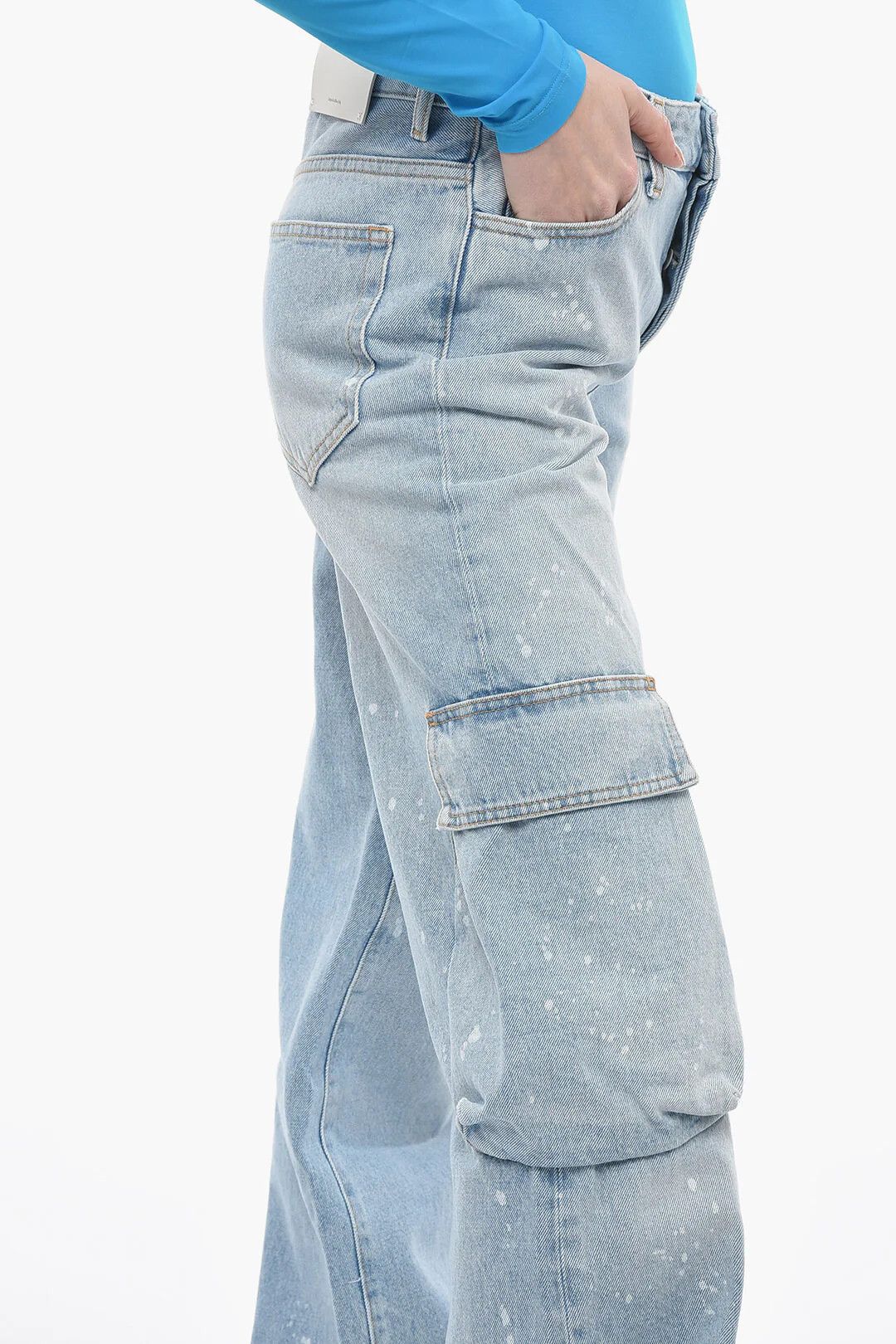 Off-White og1mm0426 Straight-Fit Jeans in Blue Size 26" / US 2 / IT 38 - 3 Thumbnail