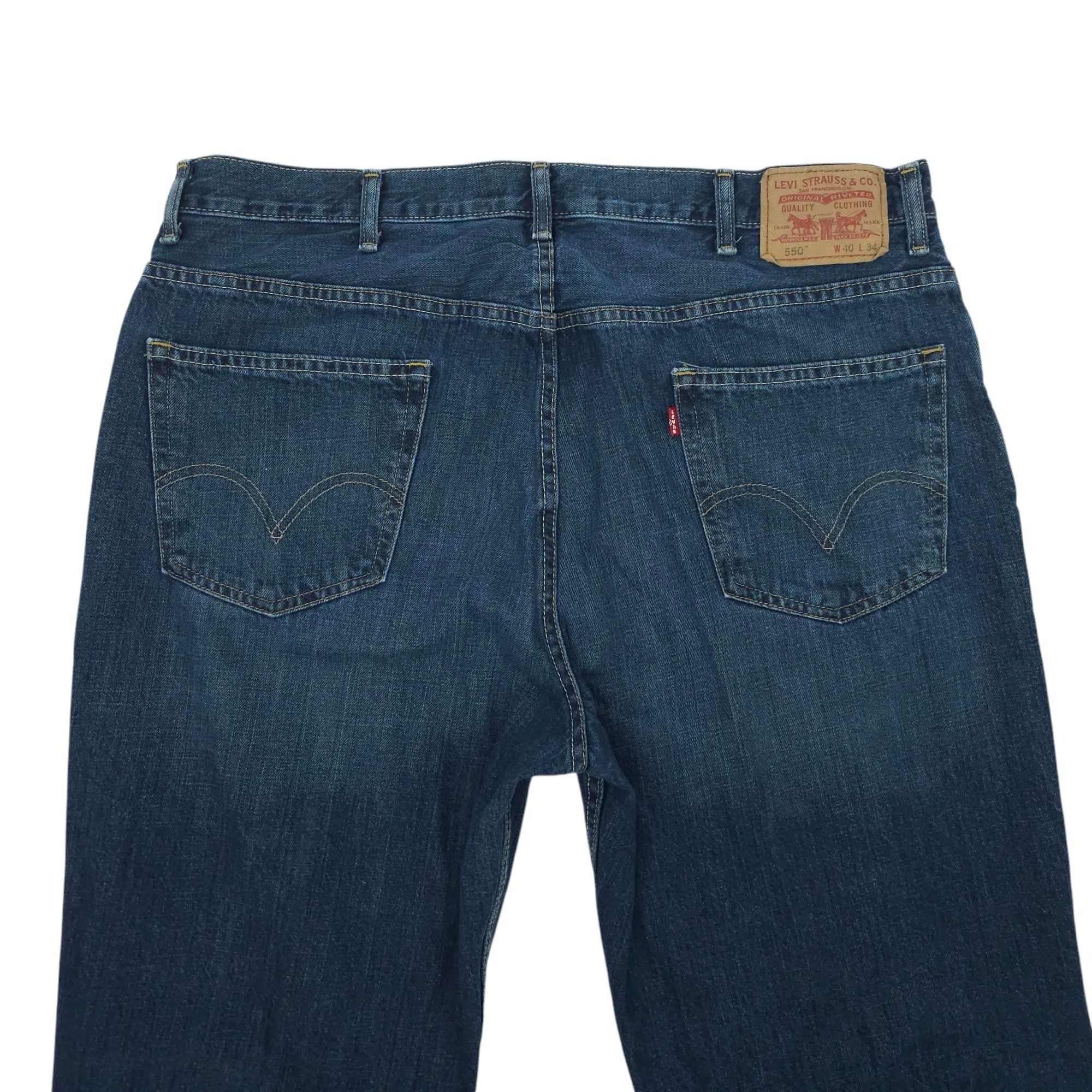 Levi's Levis 550 Relaxed Fit Jeans Mens 40 x 33 Dark Wash Tapered Size US 40 / EU 56 - 11 Thumbnail