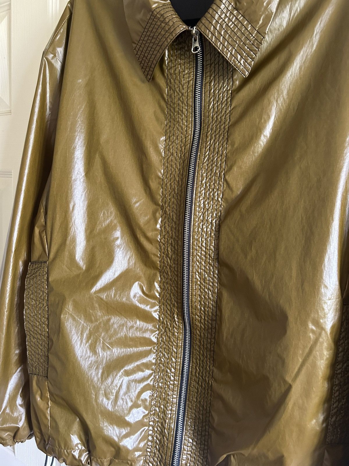 Tres Bien Tres Bien Coated Zip Blouson Jacket Size US M / EU 48-50 / 2 - 3 Thumbnail