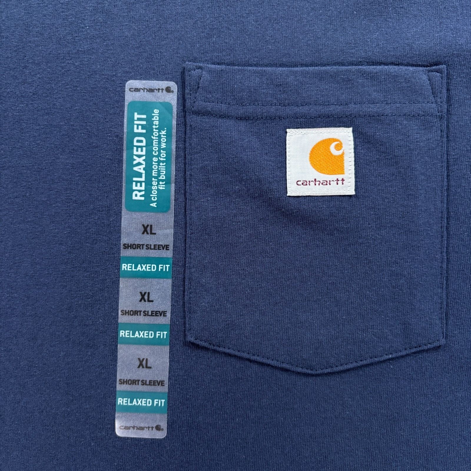 Carhartt Carhartt Pocket Short Sleeve T Shirt Men XL Relaxed Fit Navy Size US XL / EU 56 / 4 - 5 Thumbnail
