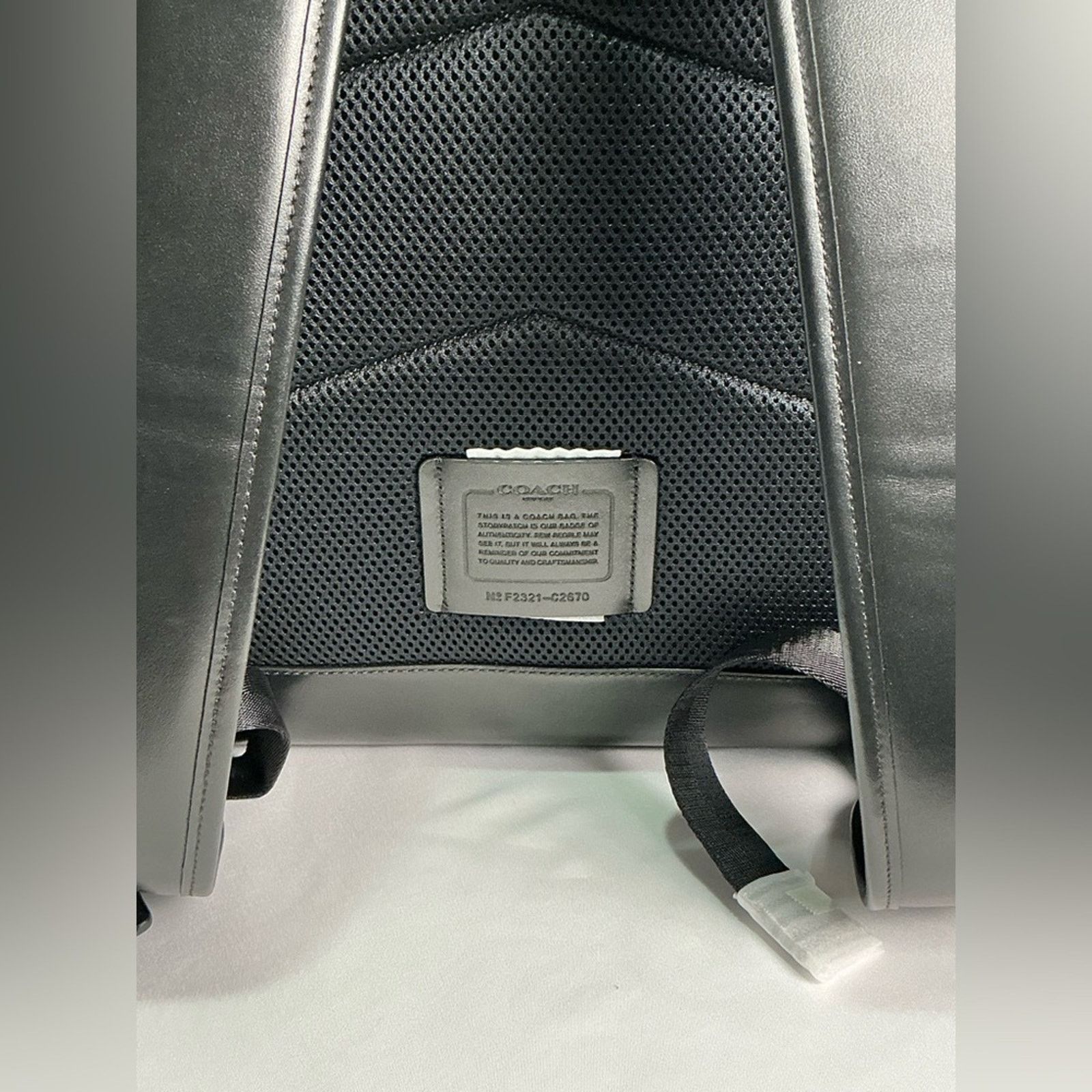 Coach COACH Signature Charter Backpack Signature Canvas Black NEW Size 36 - 6 Thumbnail