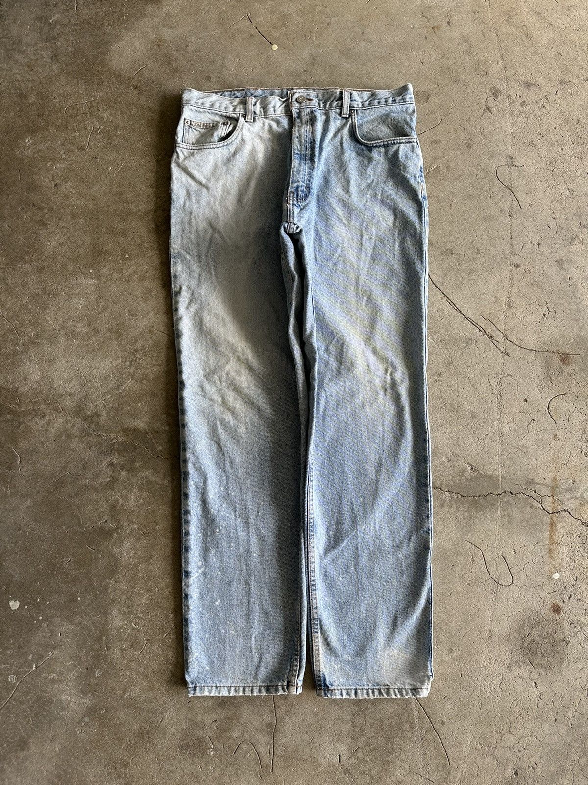 Vintage 90s Stained & Faded Light Wash Levi's 550s Relaxed Fit USA Denim  Jeans 34x32, Mens Levis 34 Waist, 90s Pants 