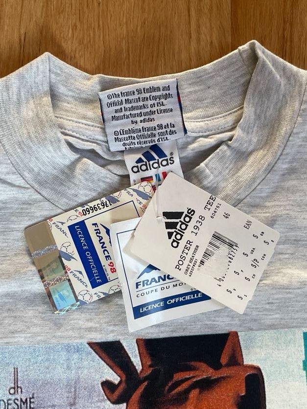 Adidas × Vintage Vintage Adidas shirt T-shirt rare Size US S / EU 44-46 / 1 - 2 Thumbnail