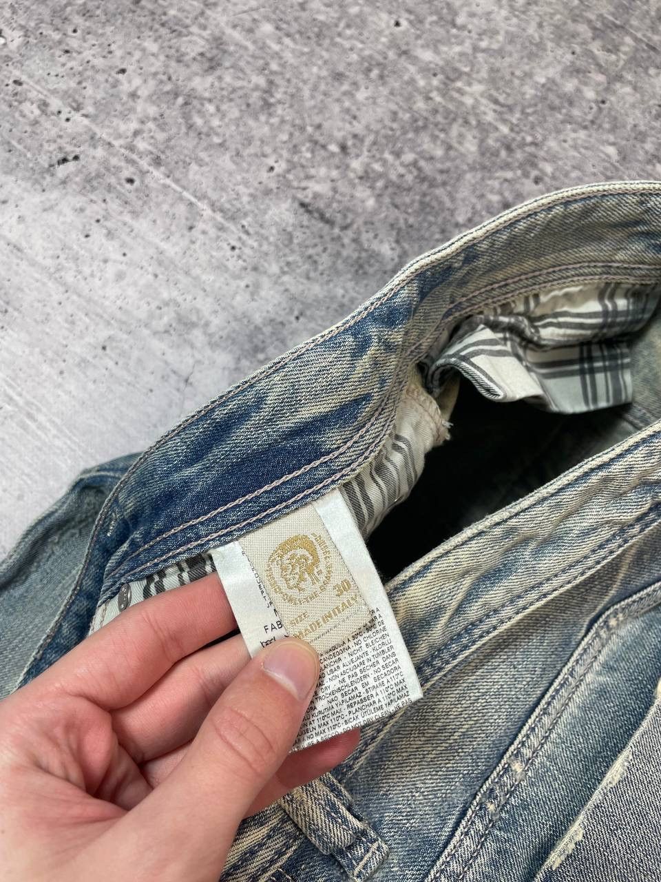 Diesel Vintage Crazy Diesel Safari Distressed Denim Jeans Y2K Size US 30 / EU 46 - 9 Thumbnail