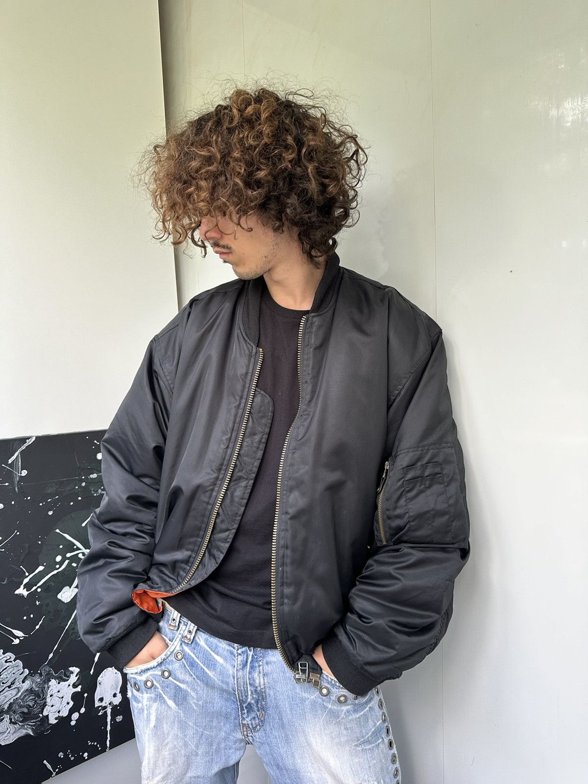 Vintage Vintage Ma1 Flyer Bomber Jacket | Grailed