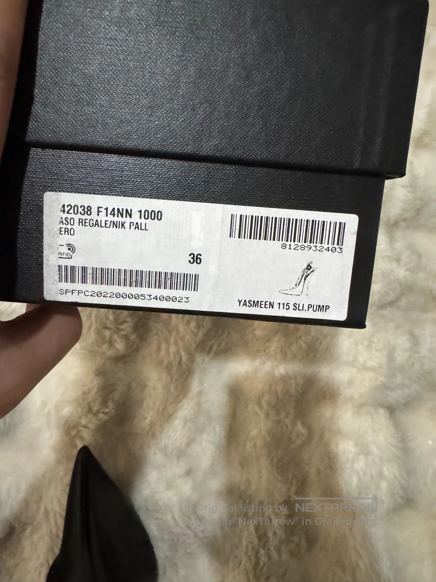 Saint Laurent Paris Saint Laurent Paris Black Crystal Satin High Heels| Size US 5.5 / IT 35.5 - 9 Thumbnail