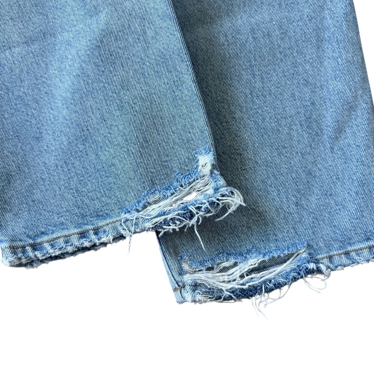 Agolde AGOLDE 90s Crop Jean Echo Wash Distressed Size 24" / US 00 / IT 34 - 6 Thumbnail