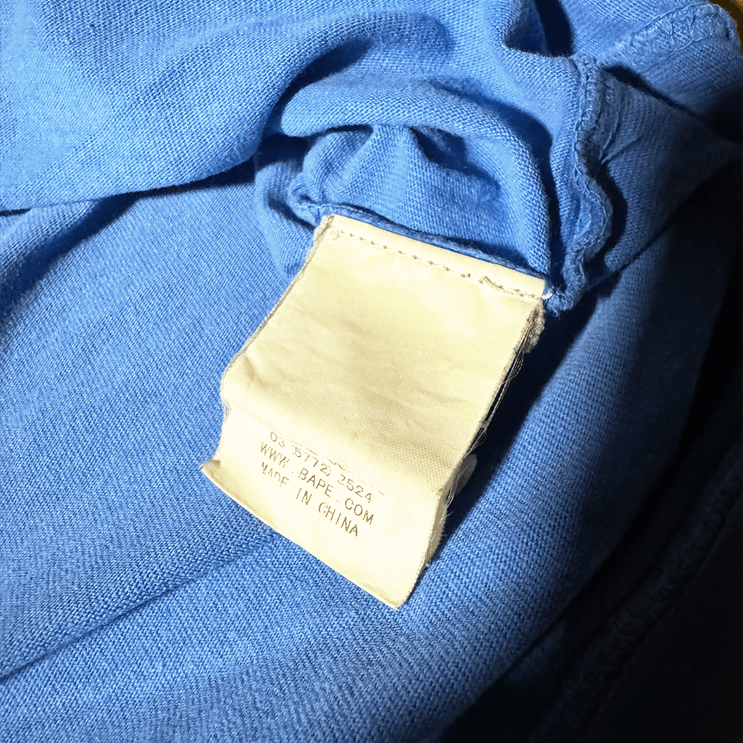 Bape BAPE Spellout Gradient Blue Tee (M) Size US M / EU 48-50 / 2 - 4 Thumbnail