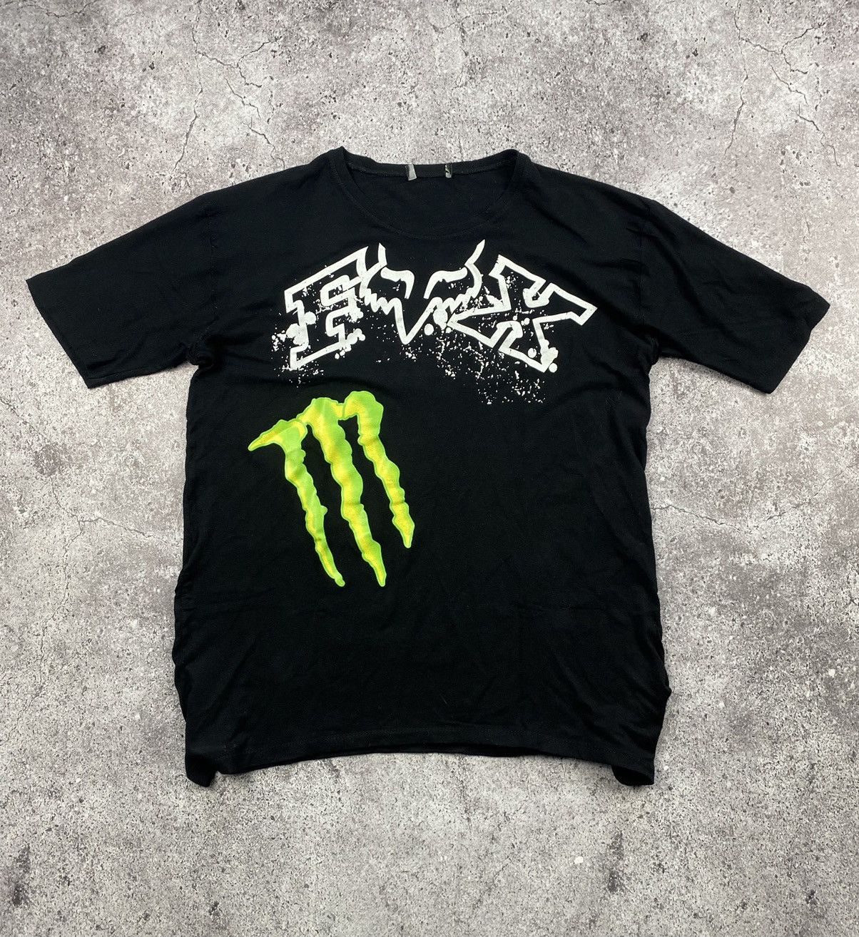 Affliction Y2K FOX RACING X MONSTER TEE T-SHIRT VERY RARE HYPE Size US S / EU 44-46 / 1 - 1 Thumbnail