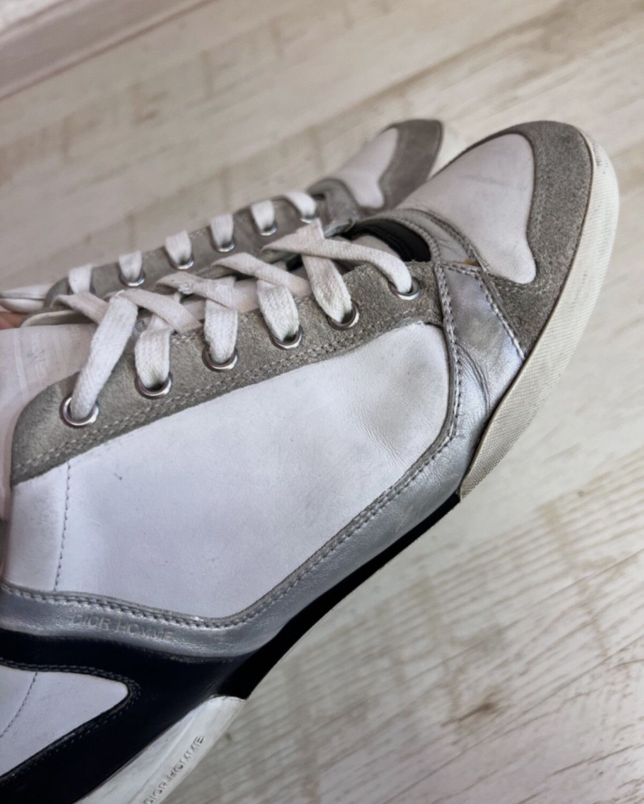 Dior Dior Homme Leather Suede Sneakers Size 41.5 Size US 9 / EU 42 - 16 Thumbnail