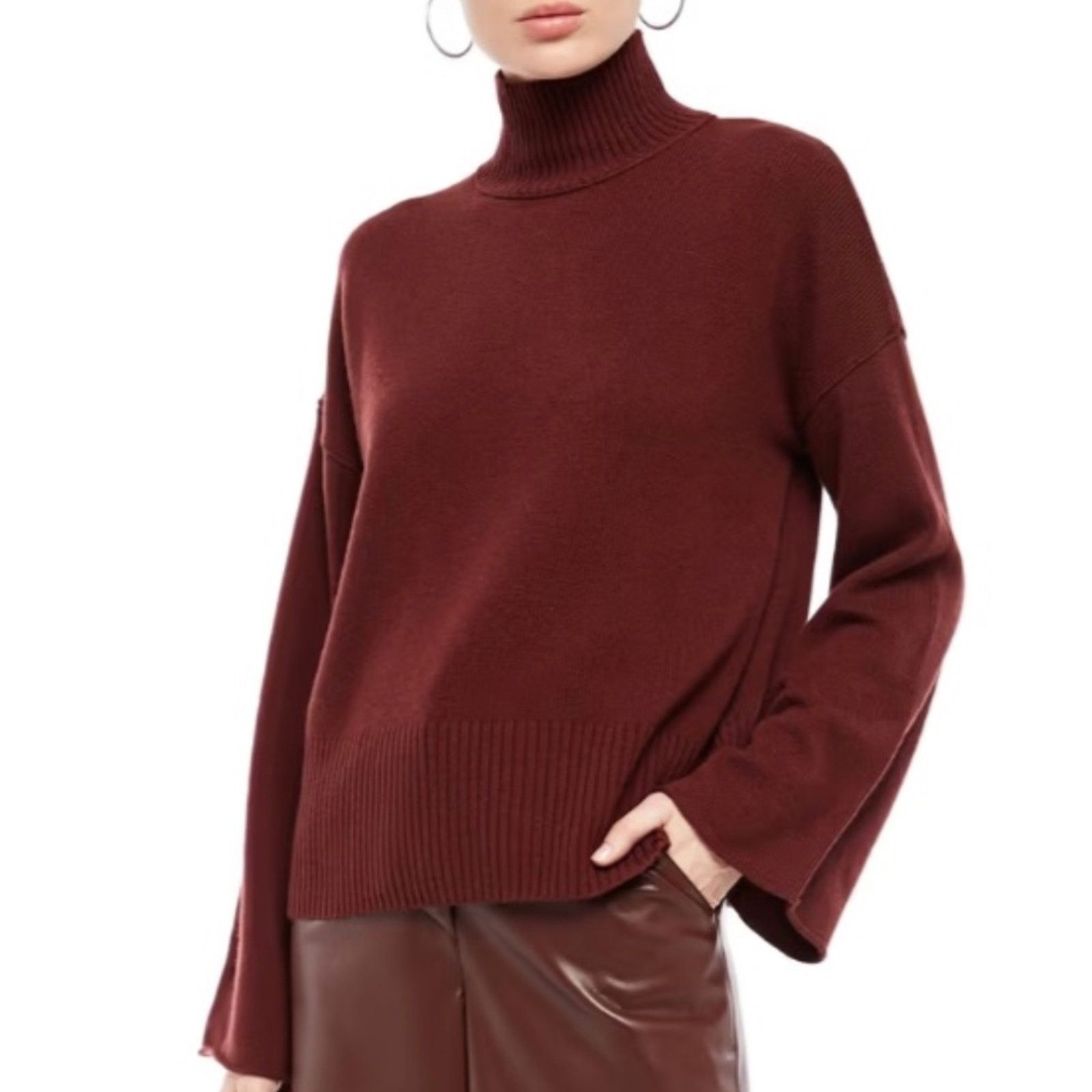 Autumn Cashmere Cashmere Turtleneck Sweater from AUTUMN CASHMERE Size L / US 10 / IT 46 - 1 Thumbnail