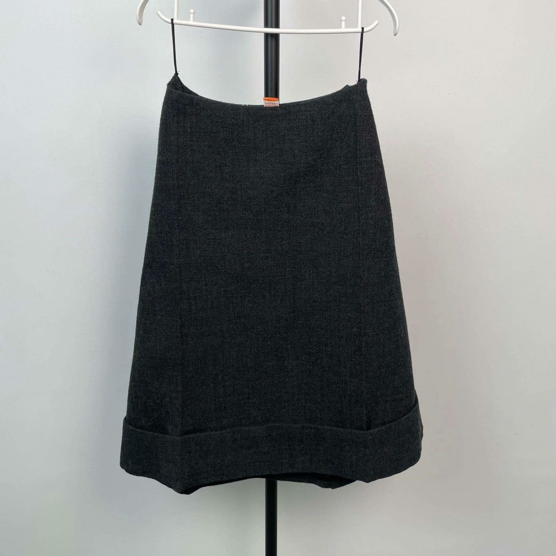 Prada Prada Wool Black Skirt 38 Women Size 38" / US 16 / IT 52 - 1 Thumbnail