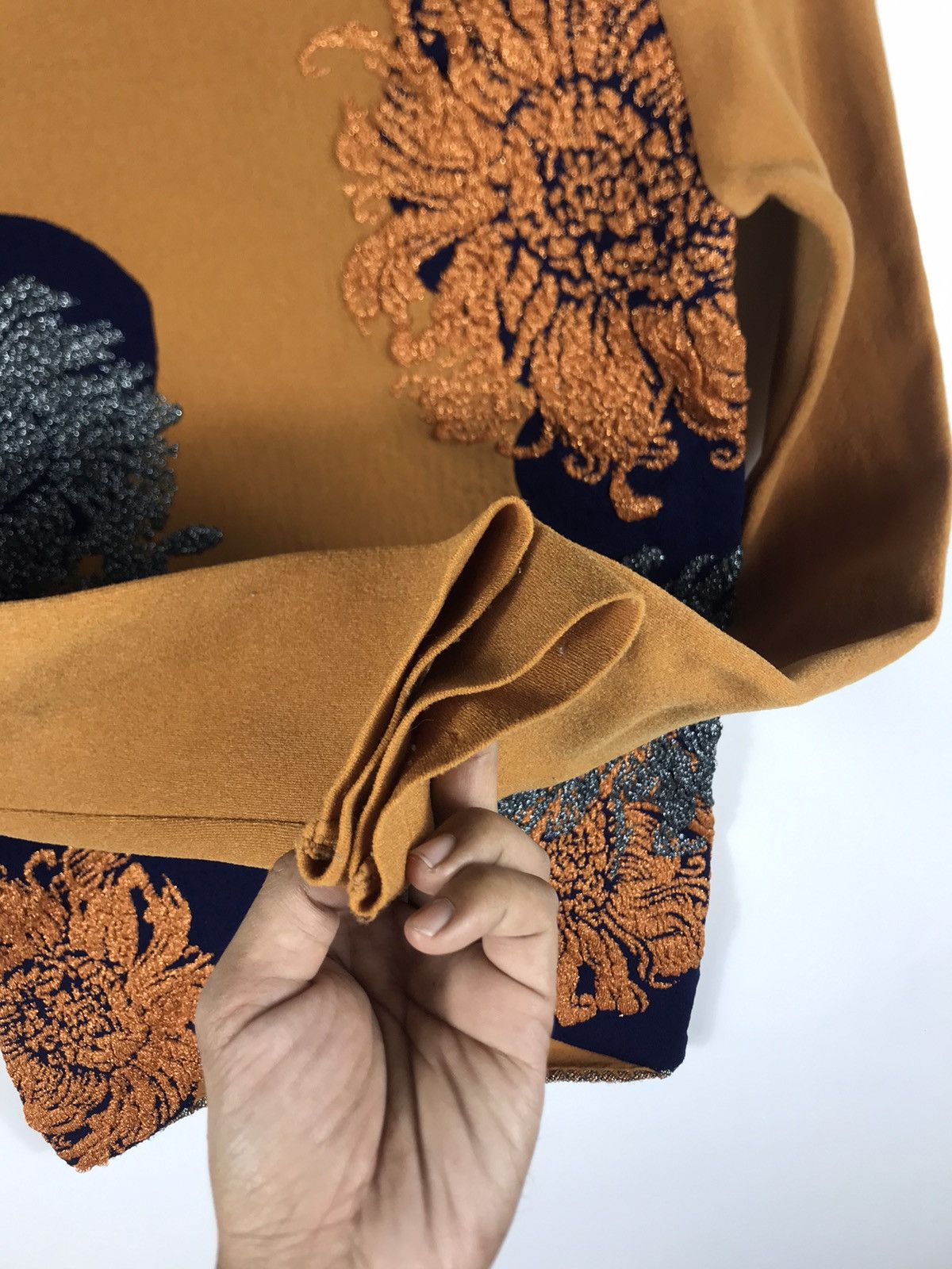Toga 🔥Luxury Toga Archives AW24 Lame Jacquard Knit Top Size XS / US 0-2 / IT 36-38 - 8 Thumbnail