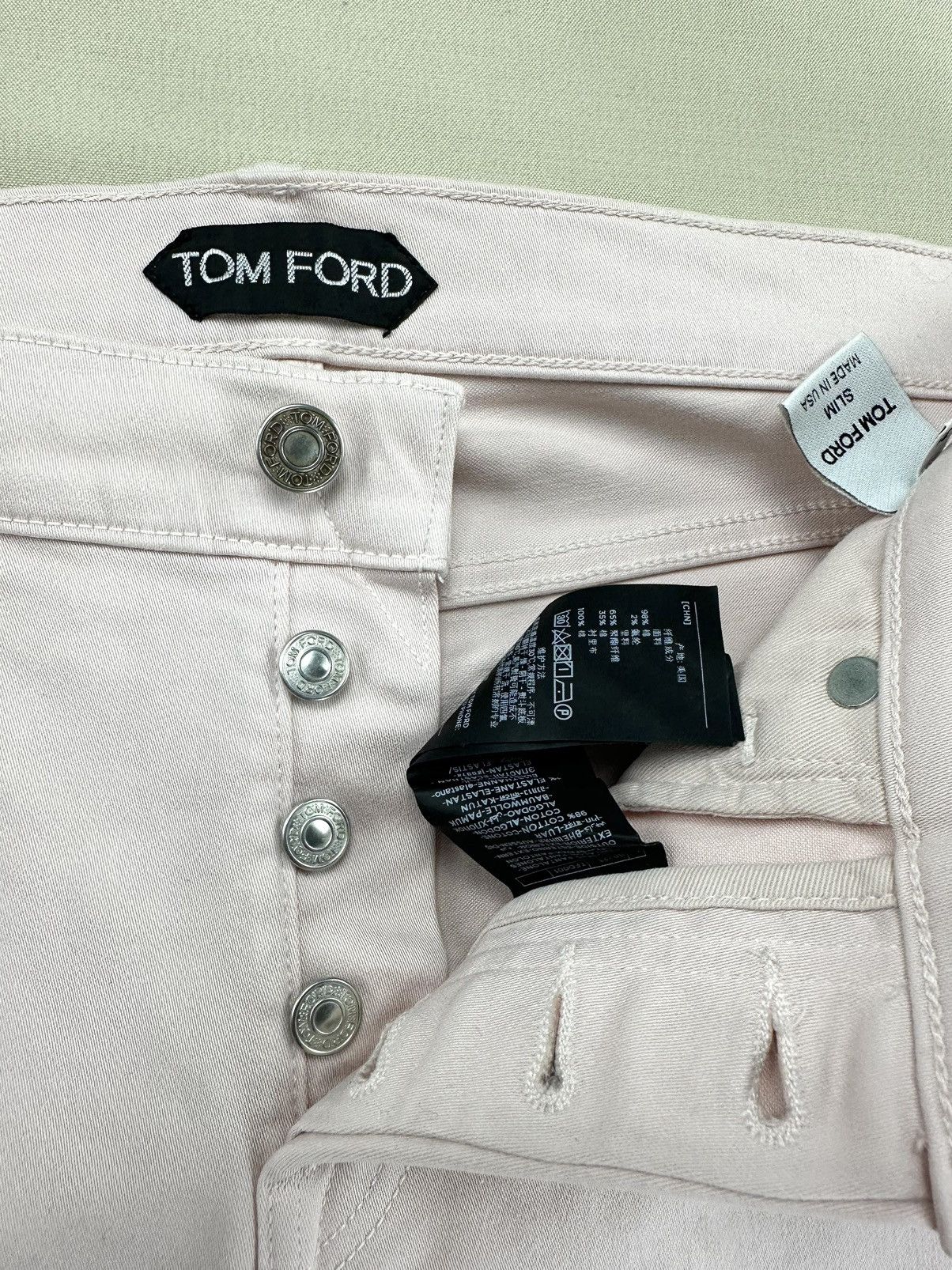 Tom Ford Tom Ford Slim-Fit Selvedge Jeans Size US 31 - 11 Thumbnail