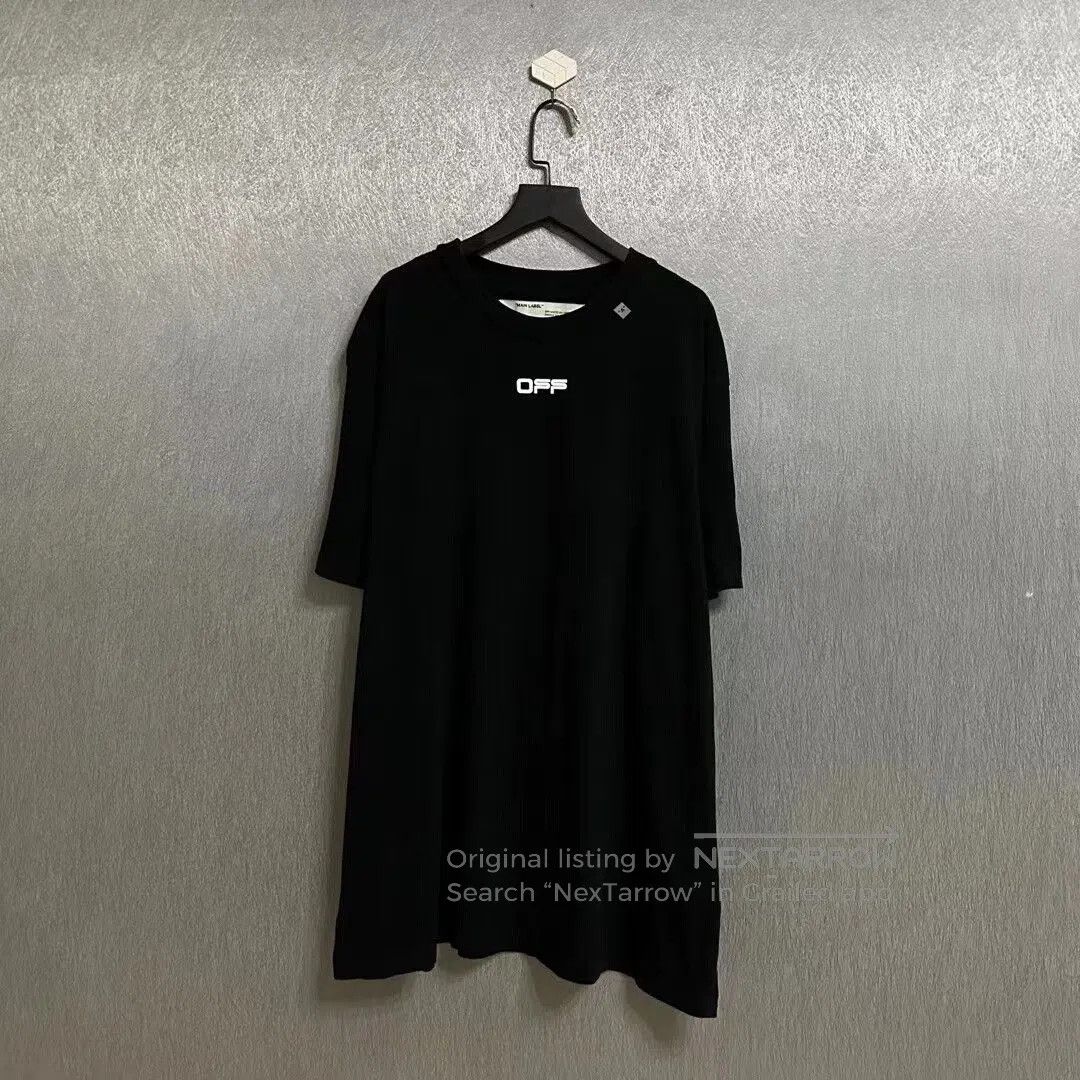 Off-White black oversized graphic t-shirt with artwork. Size US S / EU 44-46 / 1 - 1 Thumbnail