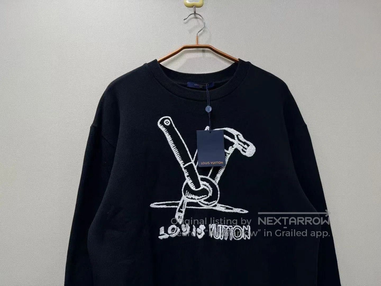 Louis Vuitton Louis Vuitton LV Hammer Logo Sweatshirt. Size US XL / EU 56 / 4 - 2 Thumbnail