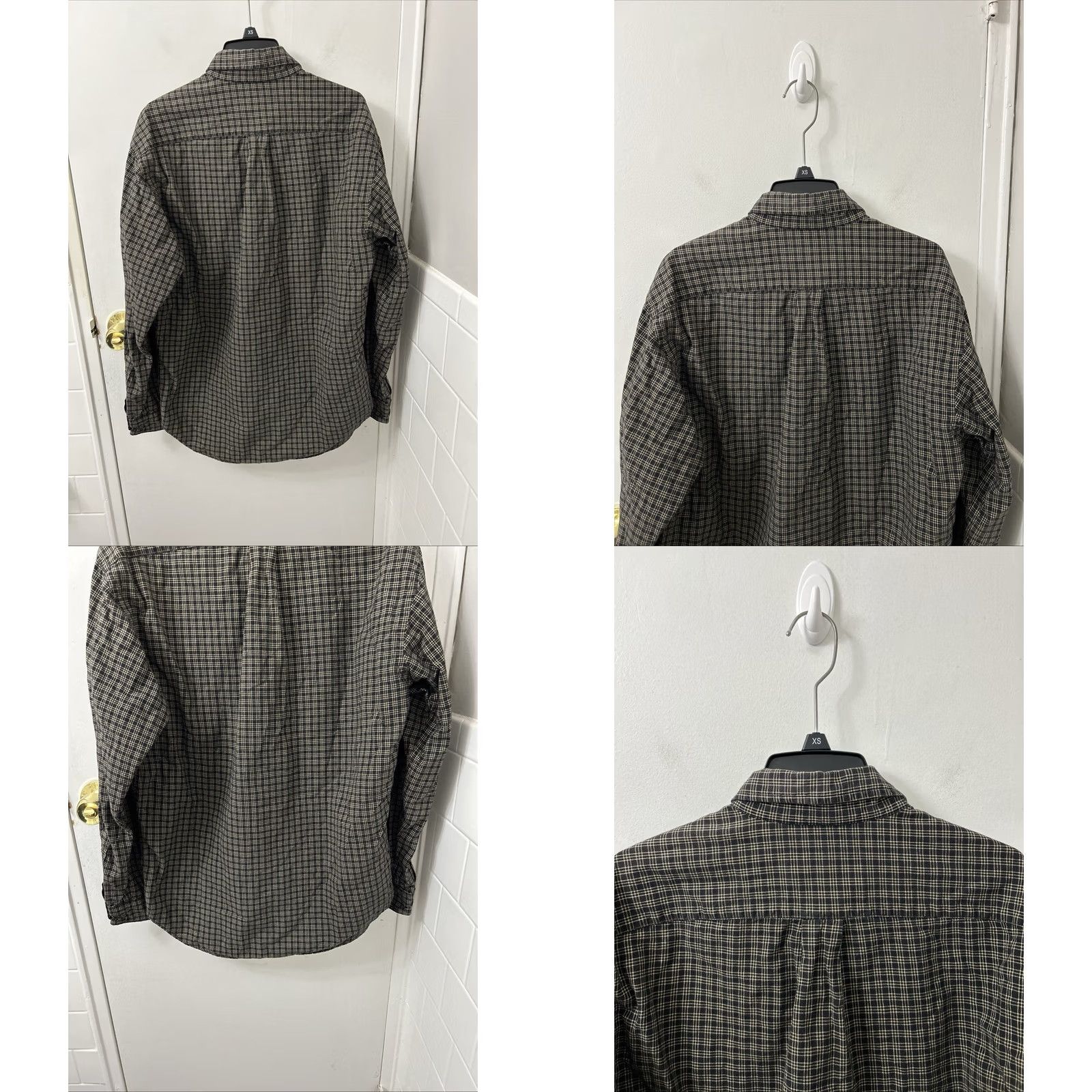 Vintage Polo Jeans Co Ralph Lauren Shirt Mens Small Brown Oxford USA Plaid Button Down Size US S / EU 44-46 / 1 - 8 Thumbnail