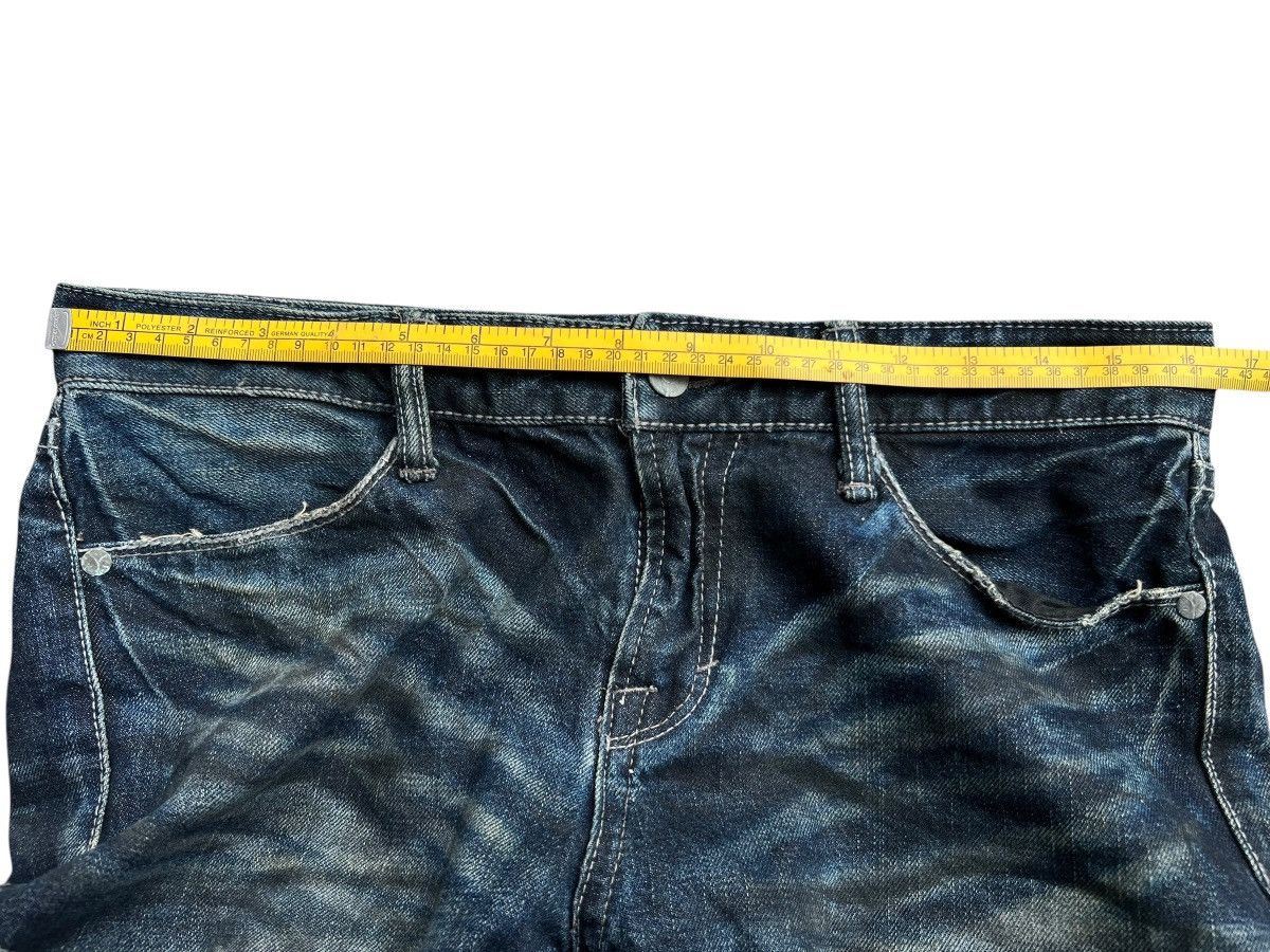 GOSTAR DE FUGA GostaDe Fuga Distressed Bootcut Goth Flare Denim Jeans 32x33 Size US 32 / EU 48 - 10 Thumbnail