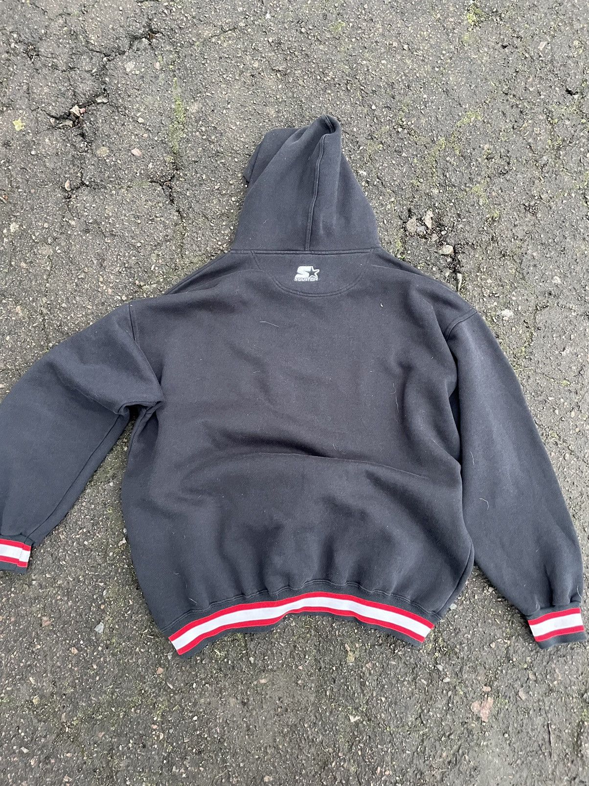 Starter Rare💥Starter Chicago Bulls Hoodie Y2K Basketball Size US XL / EU 56 / 4 - 7 Thumbnail